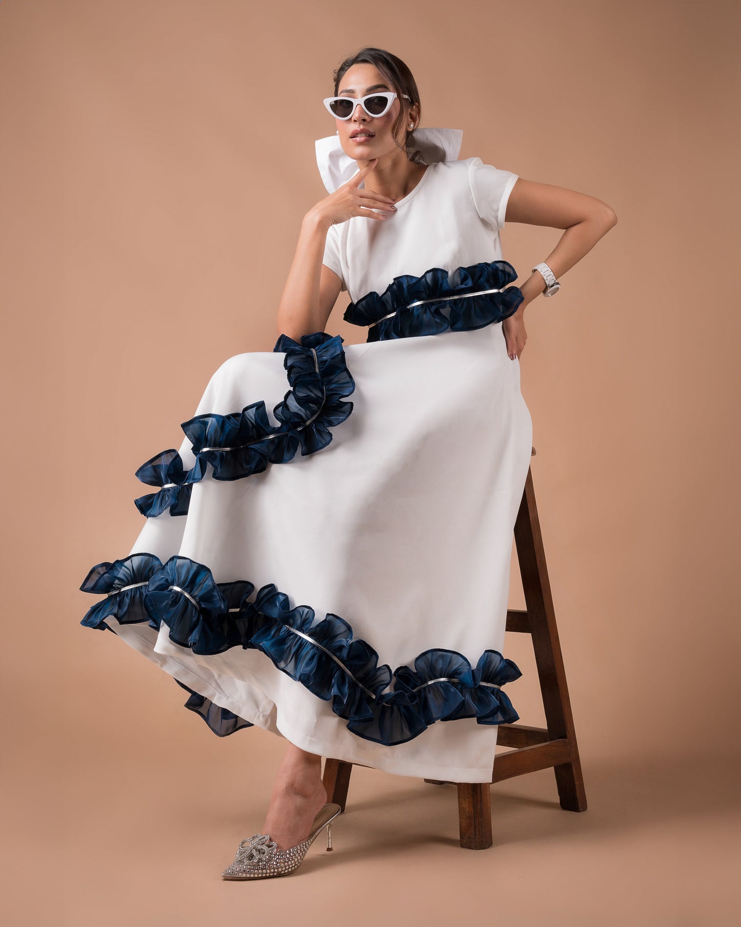 The White Frill Dress