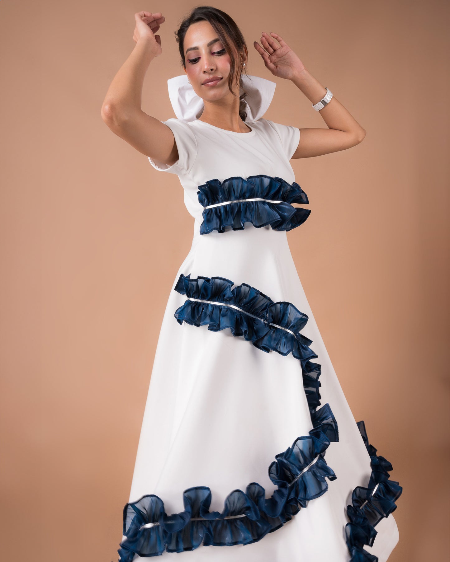 The White Frill Dress