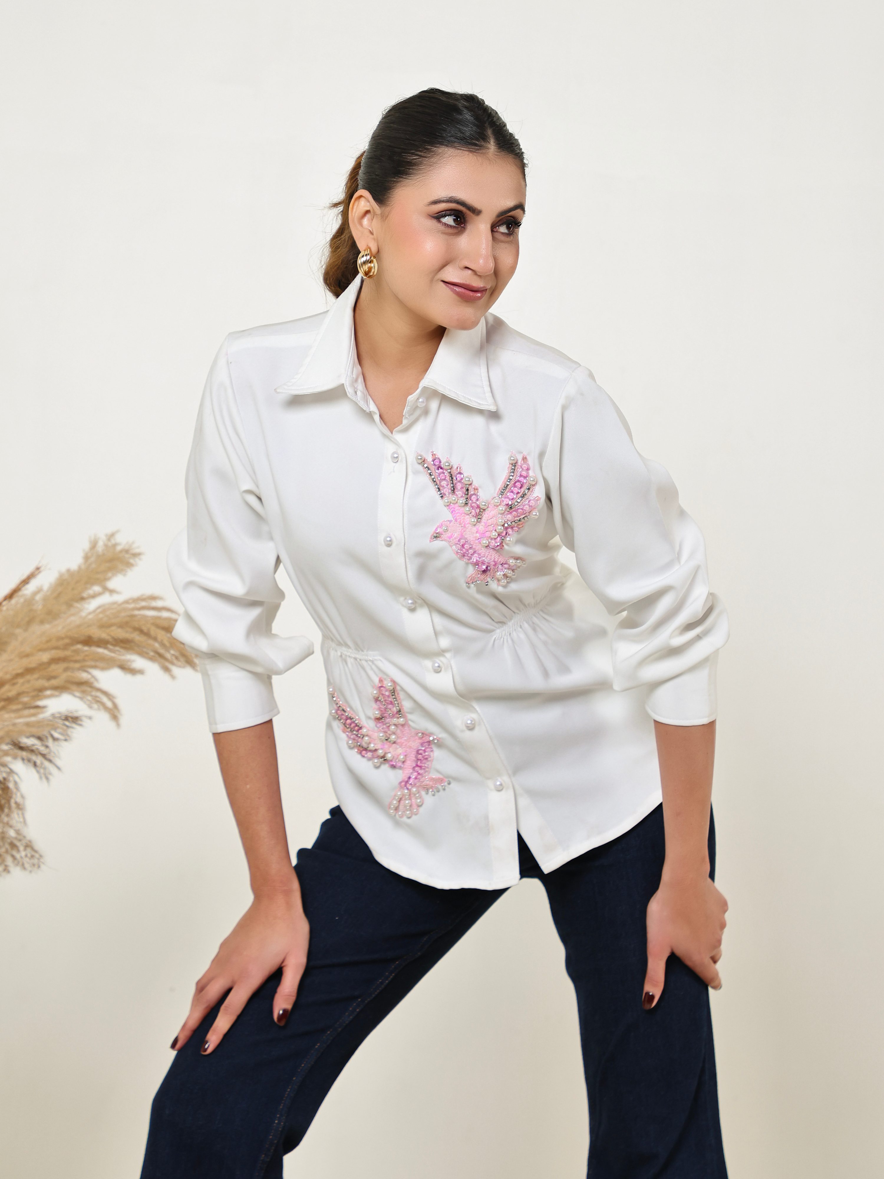 Bloom Sequin Shirt