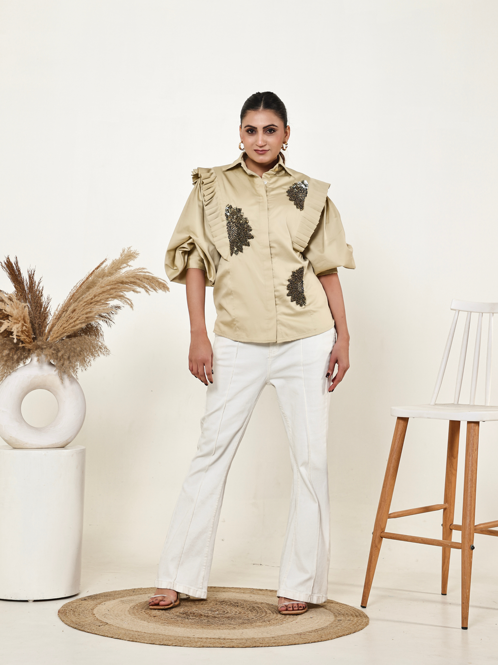 Bold Ruffle Shirt