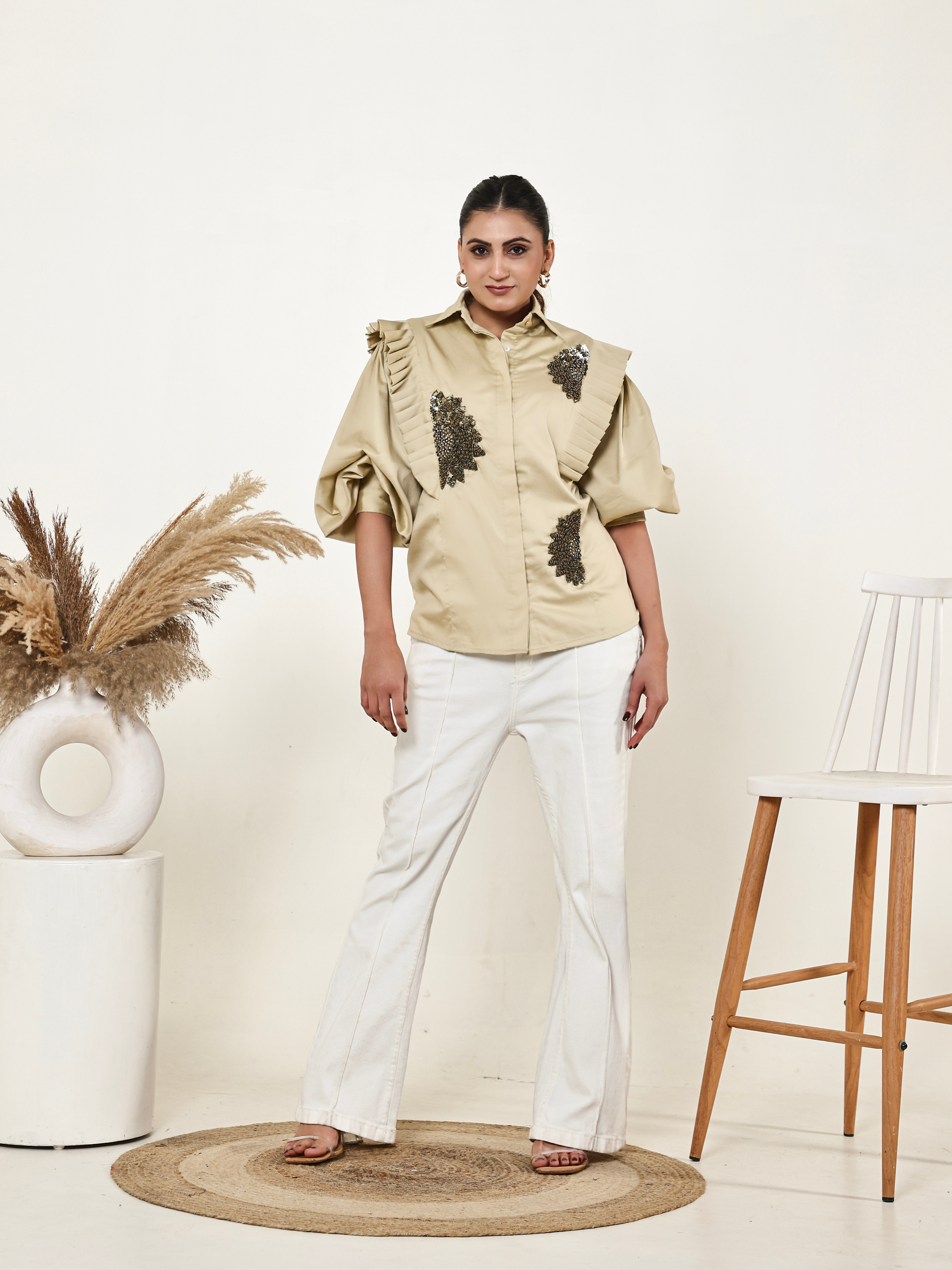 Bold Ruffle Shirt