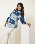 Bloomed Denim Shirt