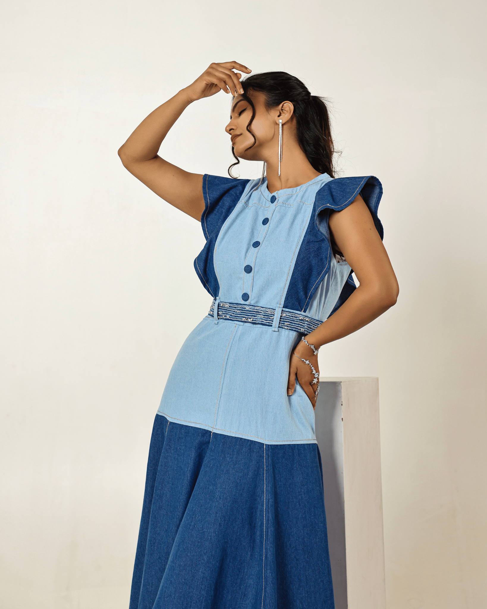 Block Muse Dress