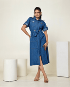 Denim Flow Dress