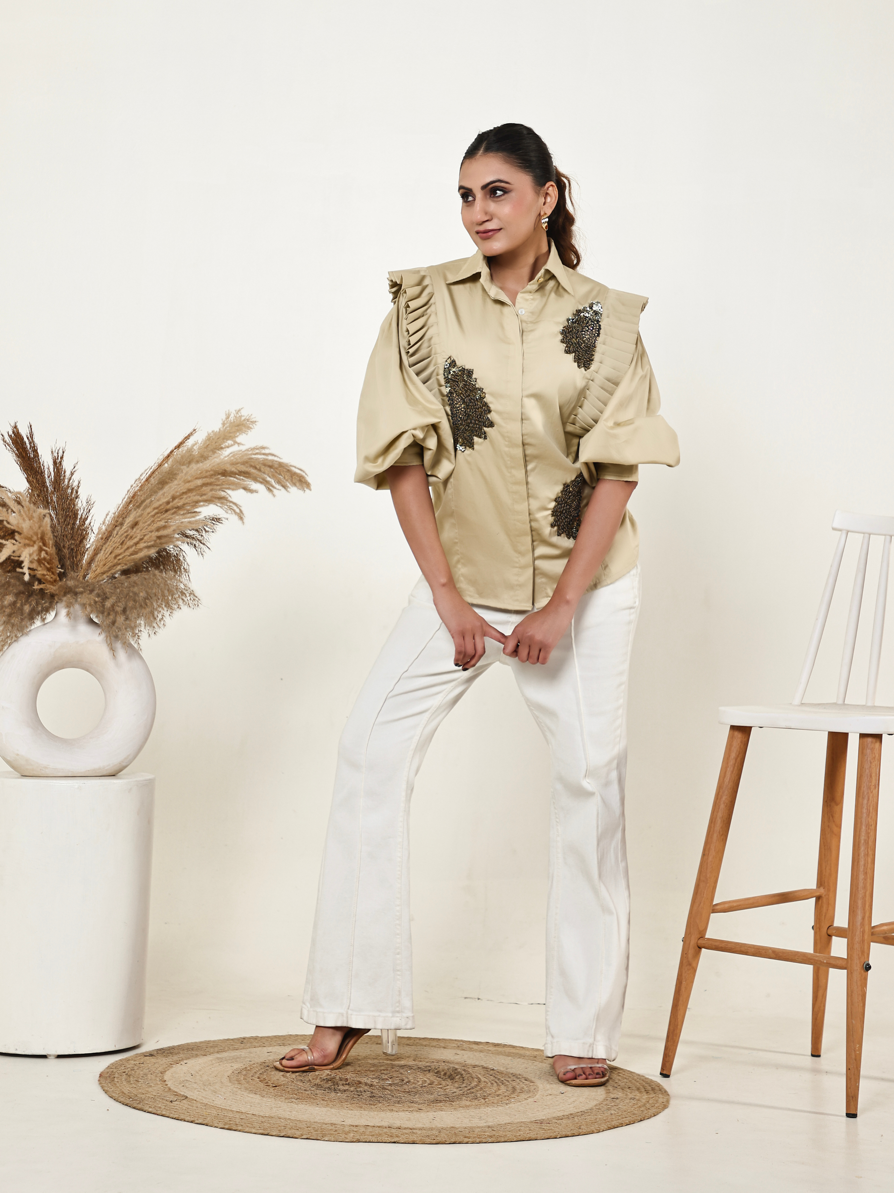 Bold Ruffle Shirt