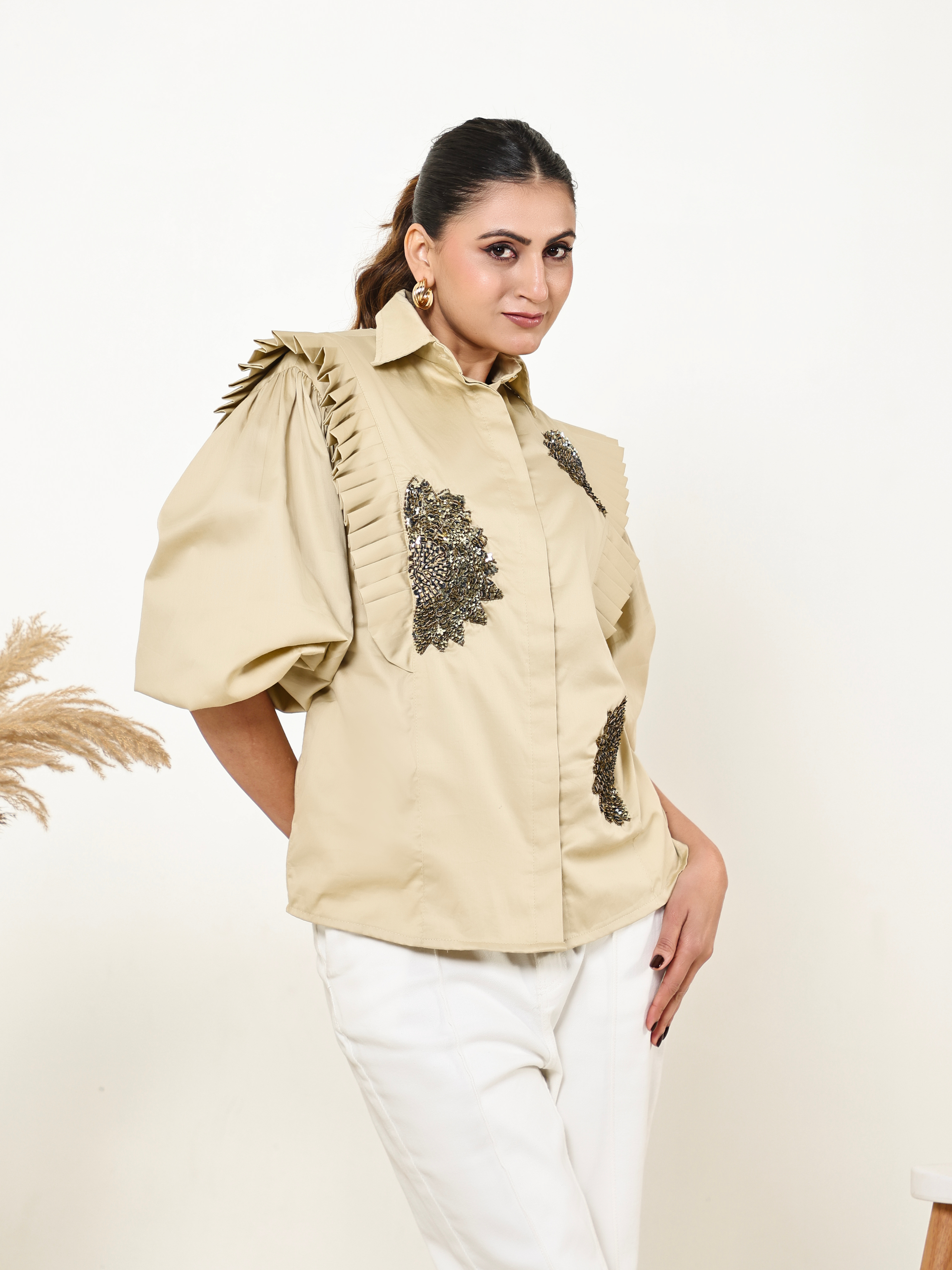 Bold Ruffle Shirt