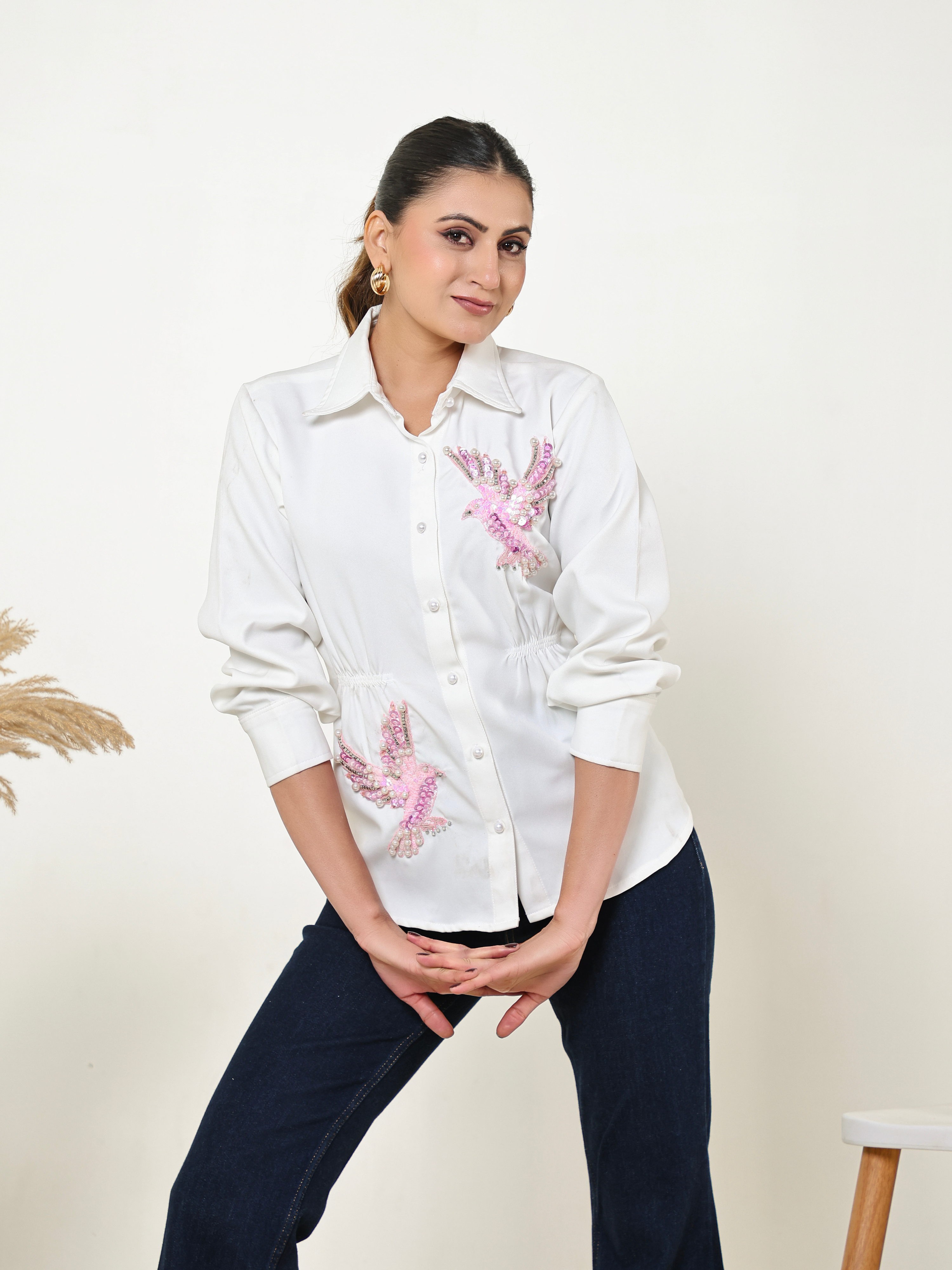 Bloom Sequin Shirt