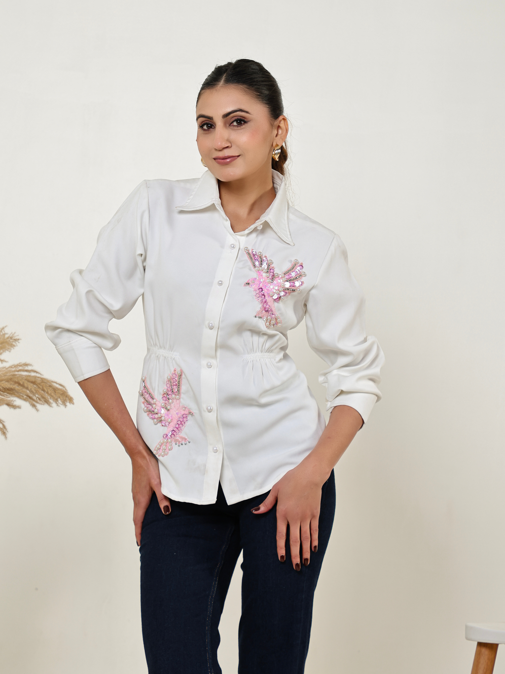 Bloom Sequin Shirt