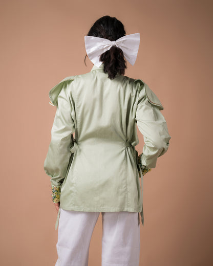 The Floral Ruffle Shirt