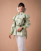 The Floral Ruffle Shirt