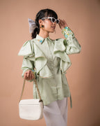 The Floral Ruffle Shirt