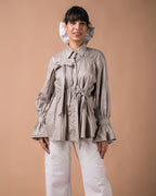 The Grey Knot Bow Top