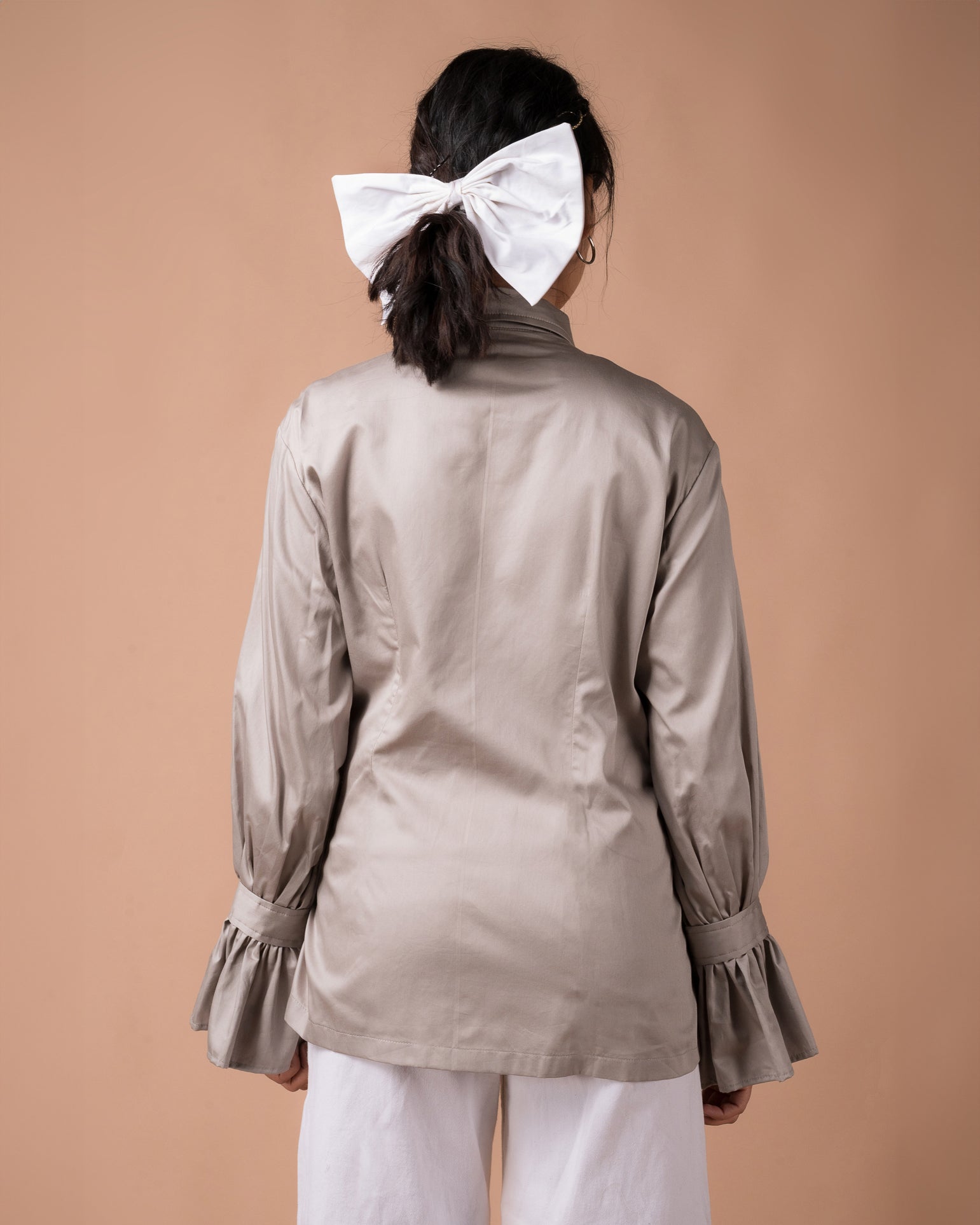 The Grey Knot Bow Top