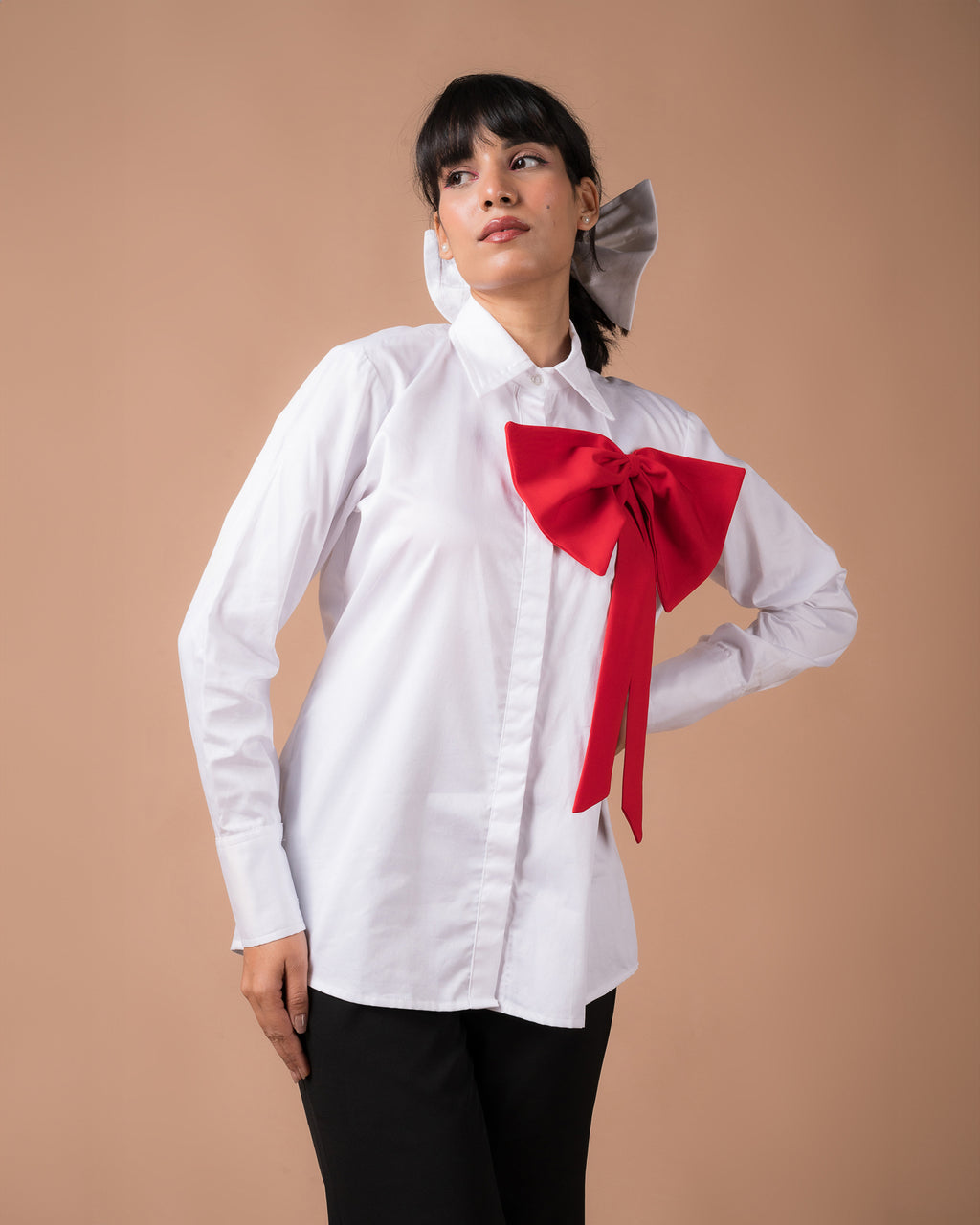 The Red Bow Shirt
