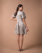 The Grey Pleated Dress