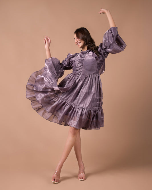 The Mauve Mini Dress