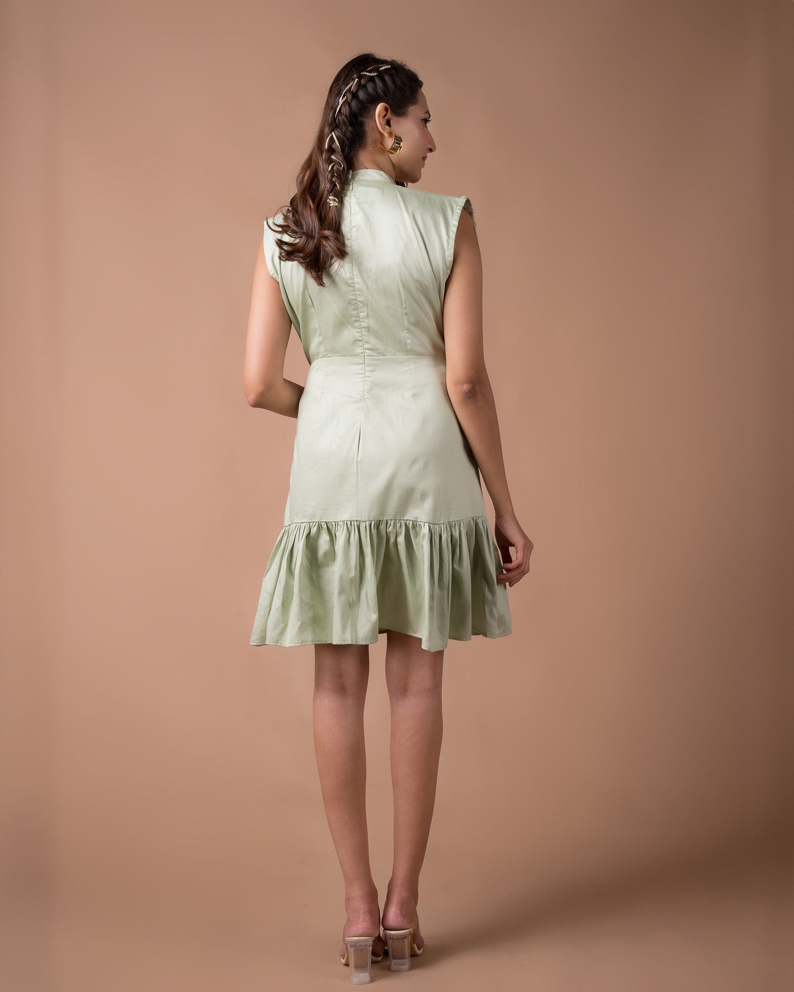 The Mint Green Mini Dress