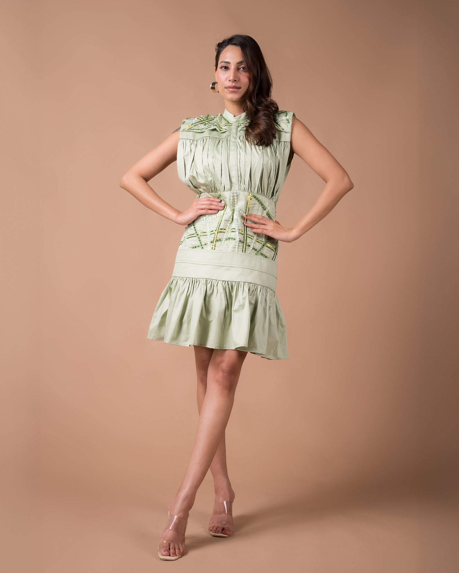 The Mint Green Mini Dress