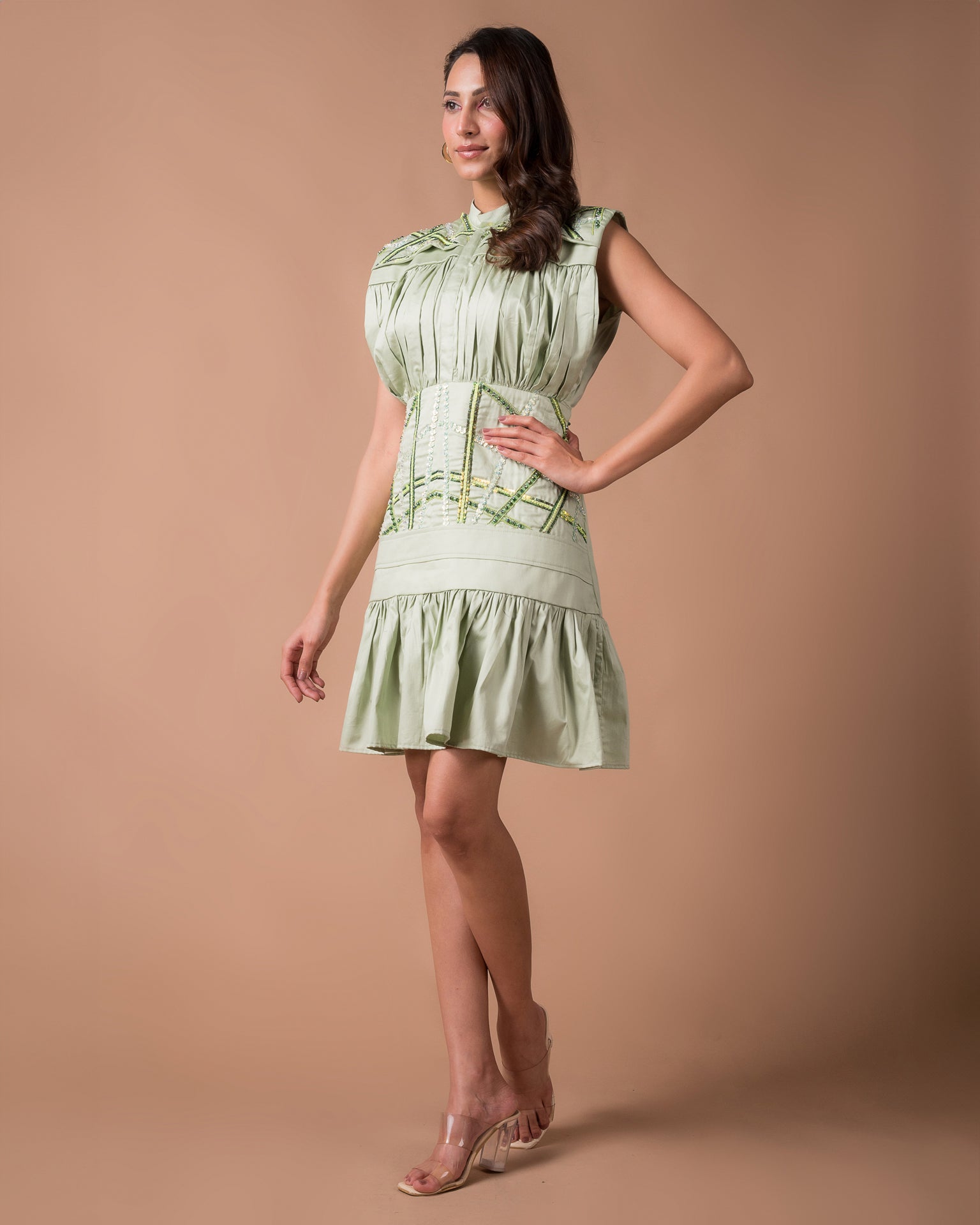 The Mint Green Mini Dress