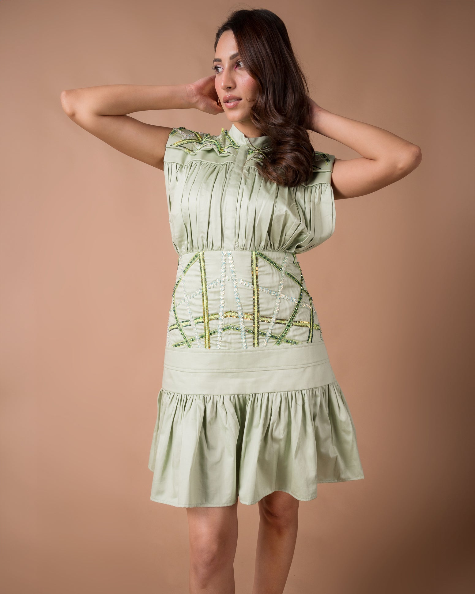 The Mint Green Mini Dress