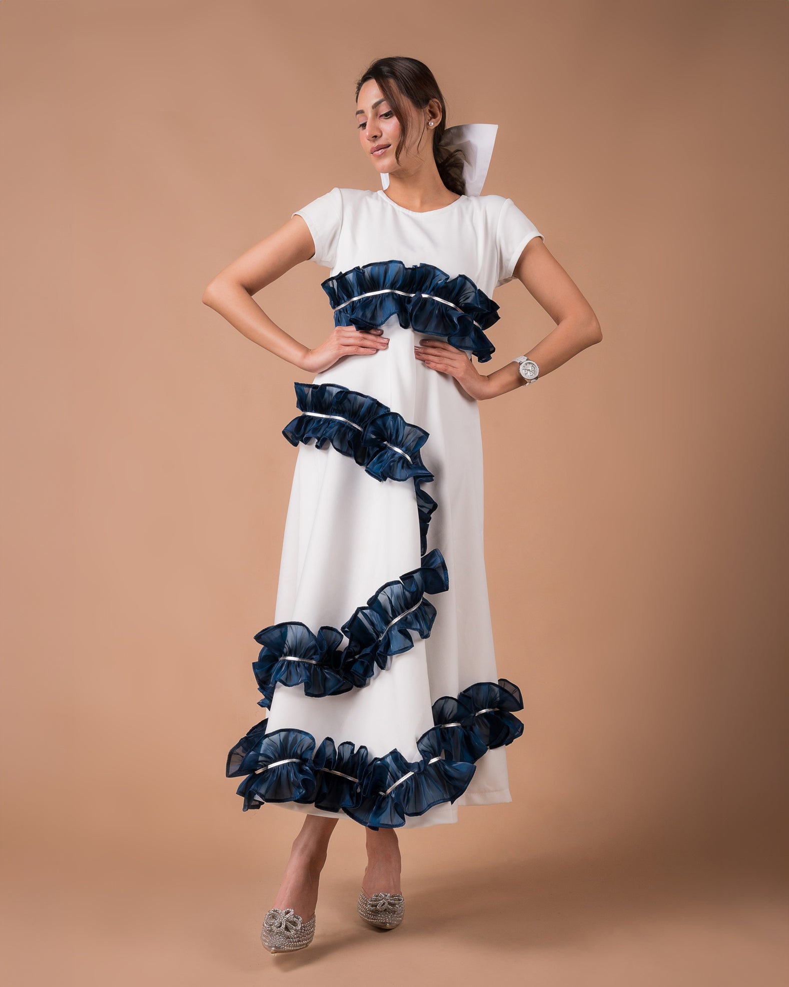 The White Frill Dress