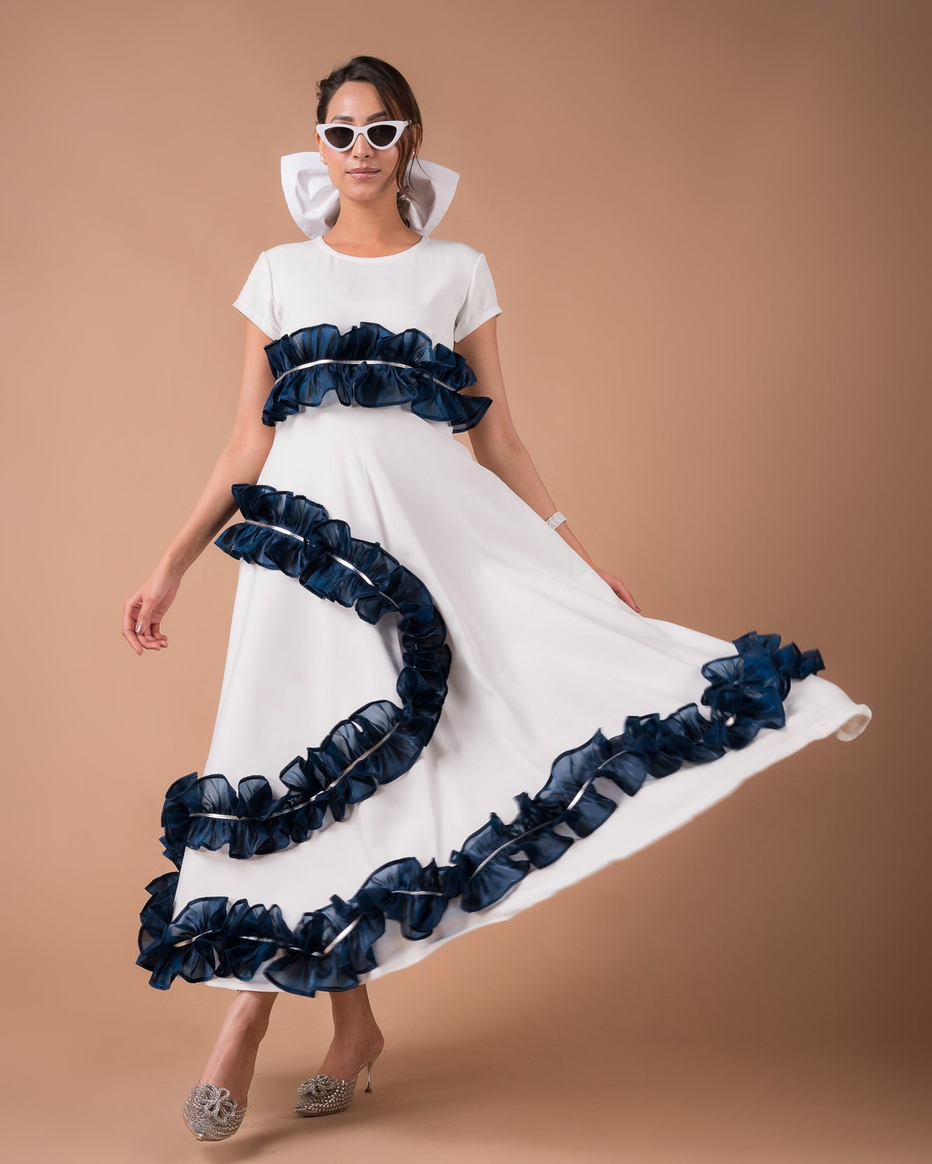 The White Frill Dress