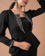 The Black Blazer Co-Ord Set