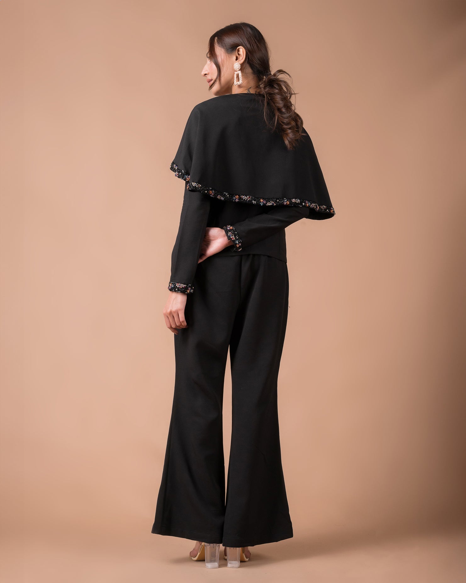 The Black Cape Co-ord Set