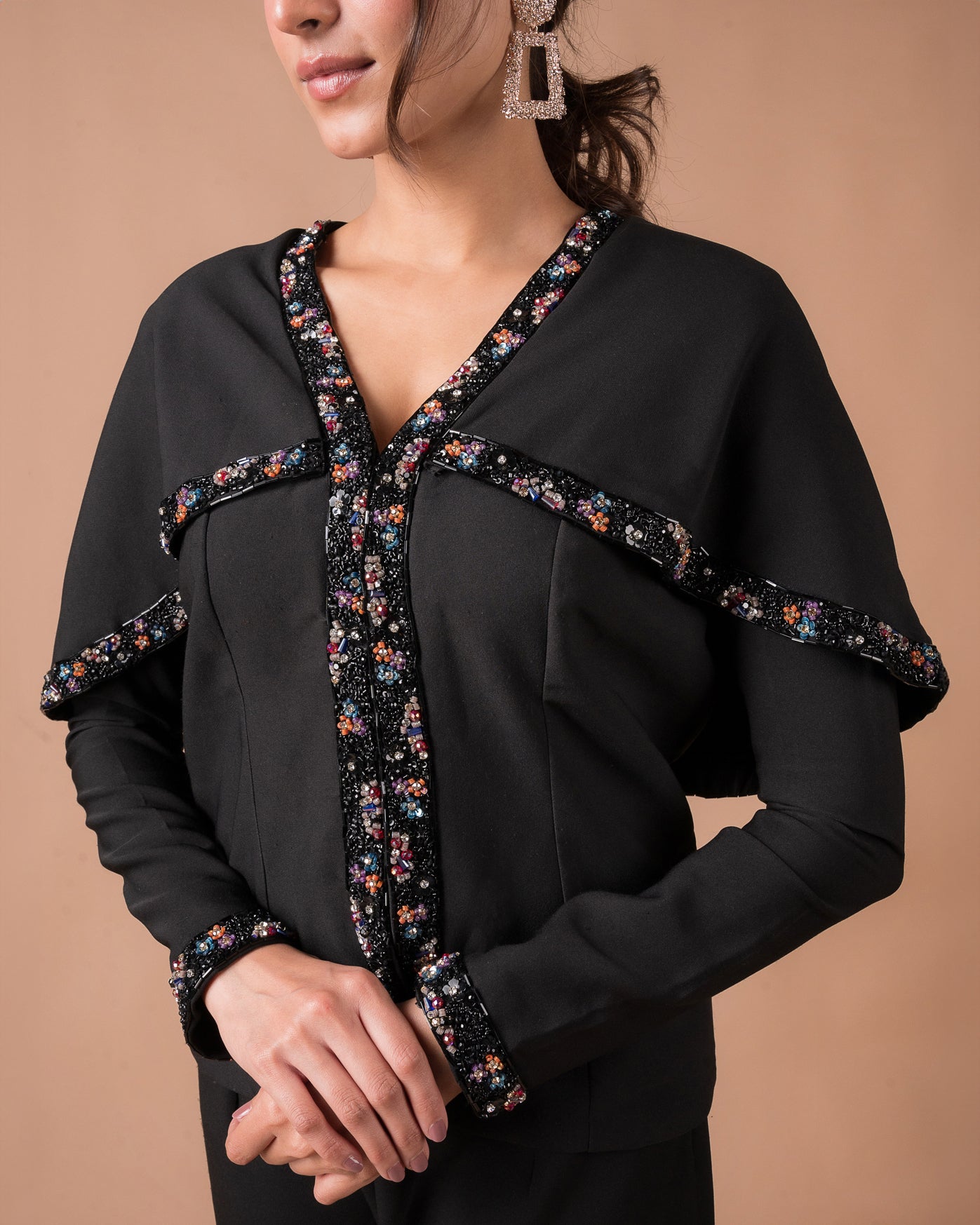 The Black Cape Co-ord Set