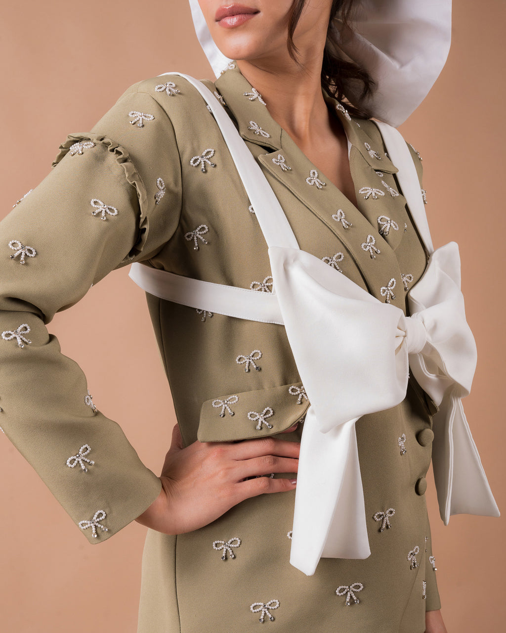 The Olive Bow Co-Ord Set