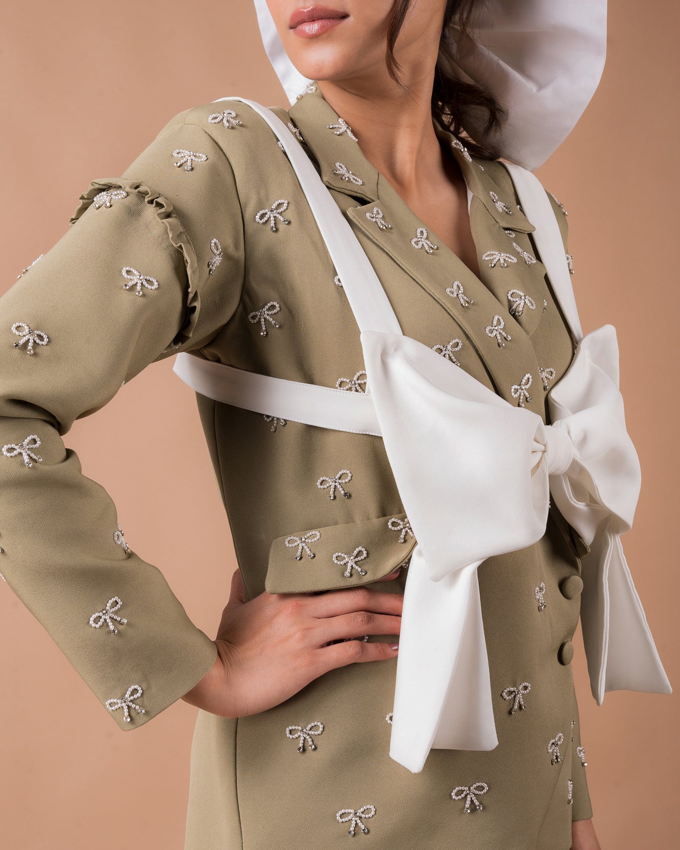 The Olive Bow Co-Ord Set