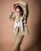 The Olive Bow Co-Ord Set