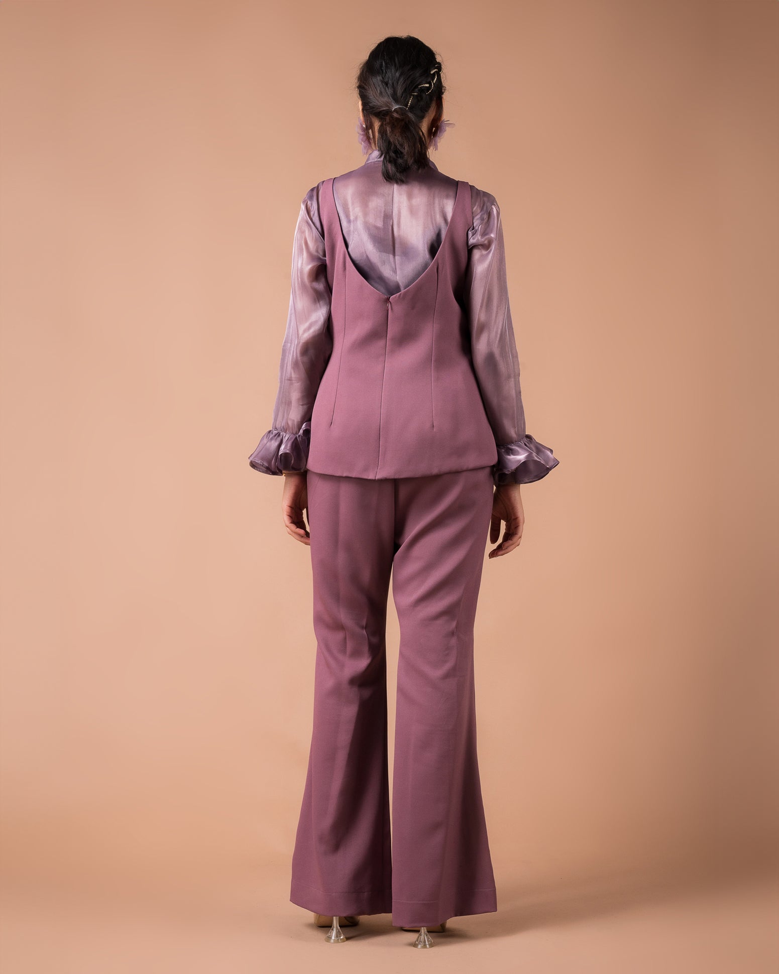 The Purple Ruffle Co-Ord Set