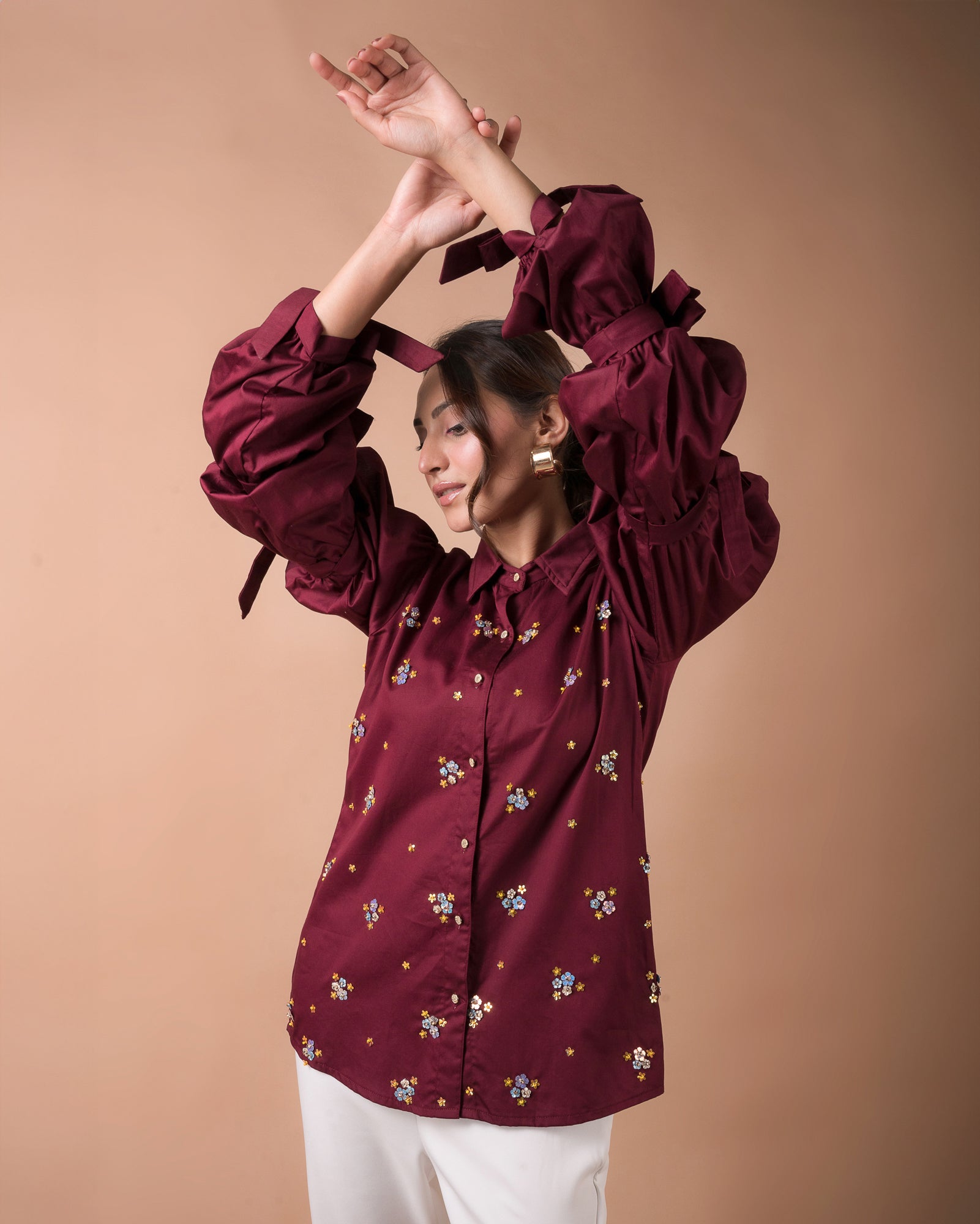 The Floral Bubble Shirt