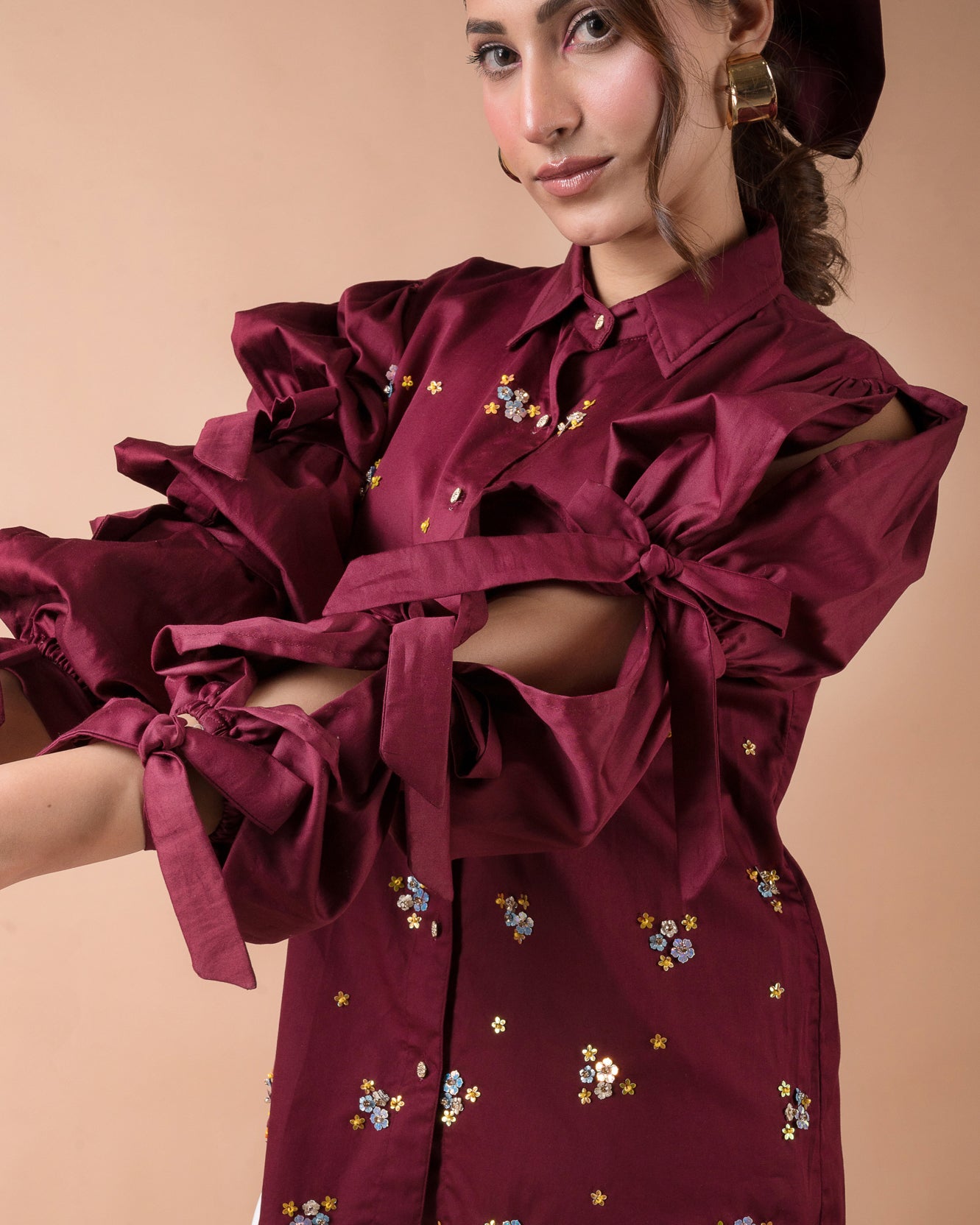 The Floral Bubble Shirt