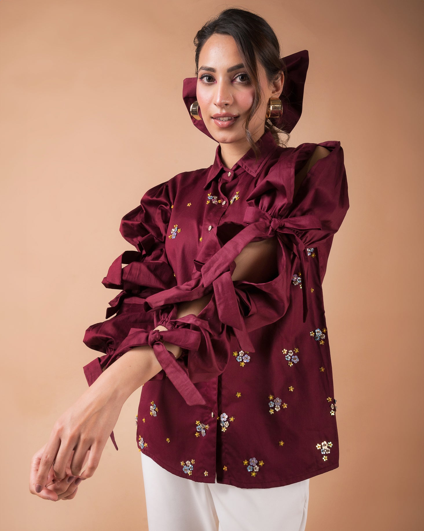 The Floral Bubble Shirt