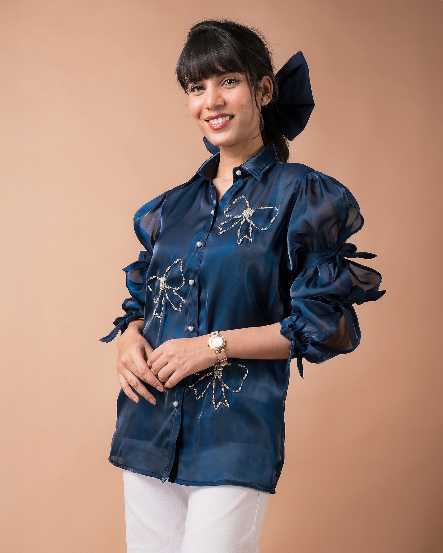 The Bow-Bubble Shirt