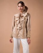 The Jute Ruffle Shirt