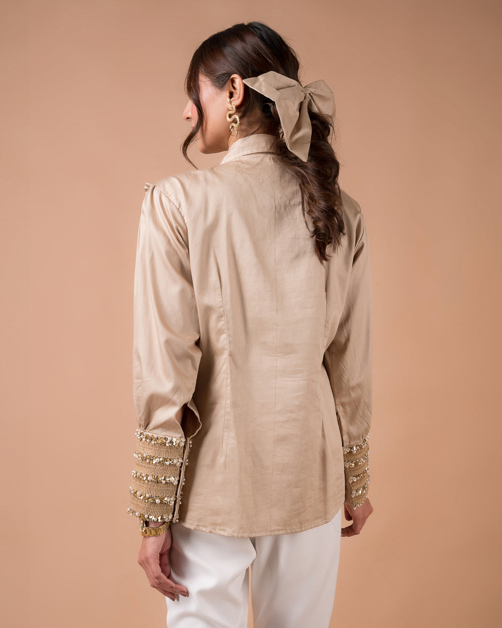 The Jute Ruffle Shirt