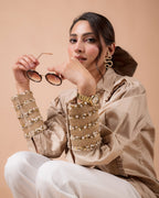 The Jute Ruffle Shirt