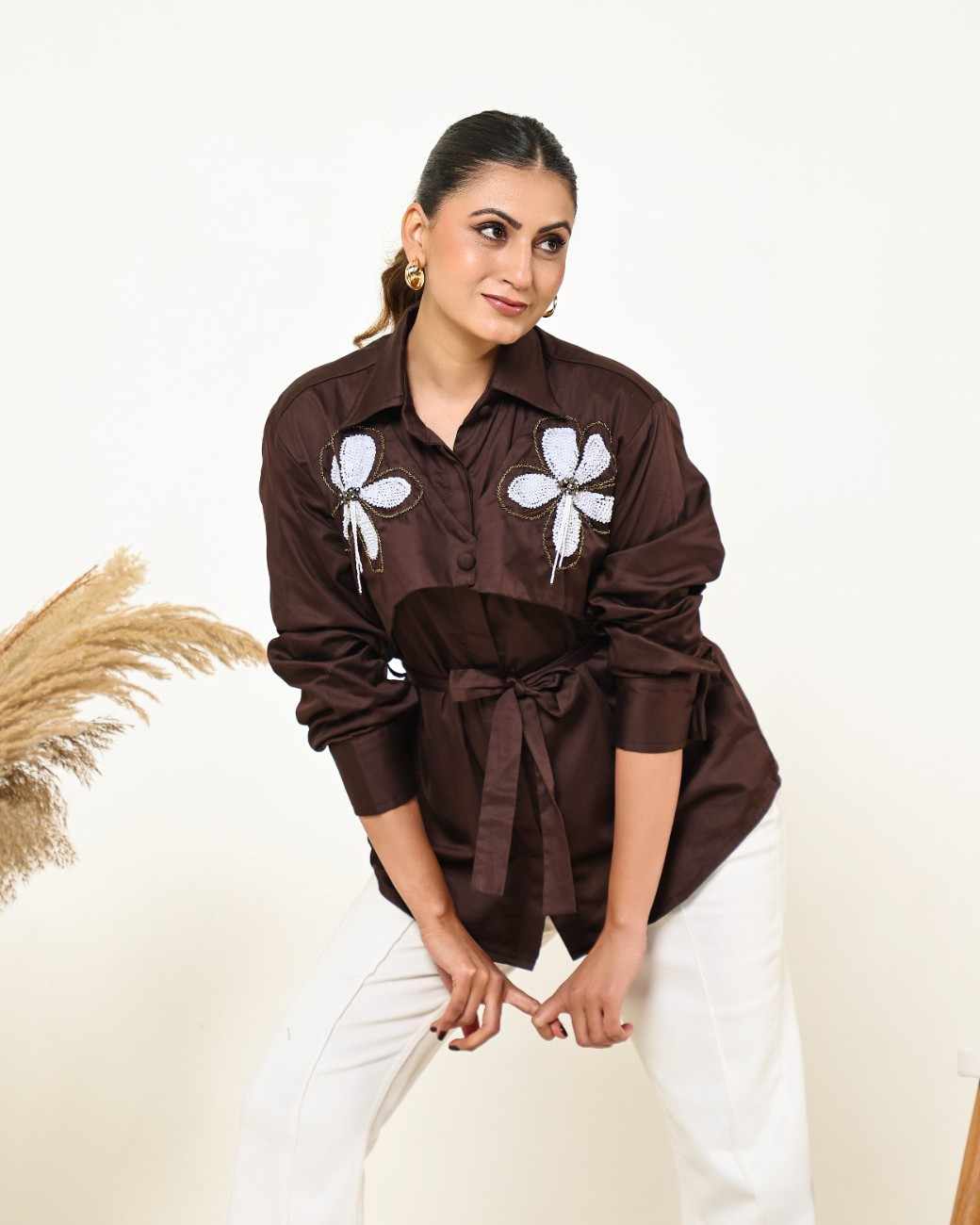 Dark Floral Shirt