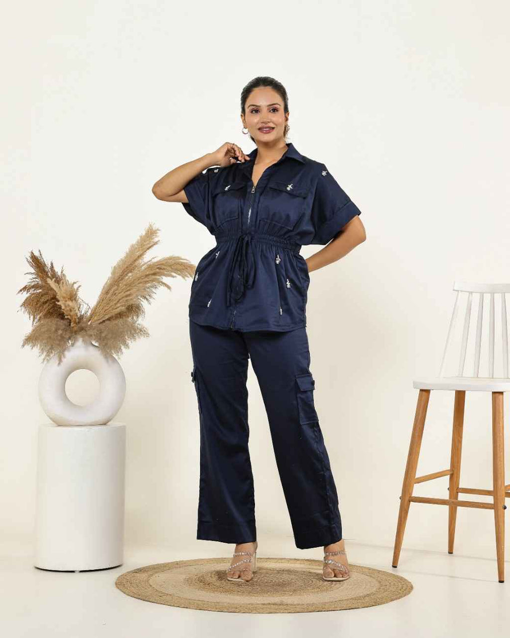 Midnight Cargo Co-ord