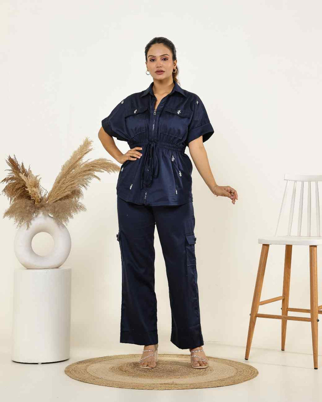Midnight Cargo Co-ord