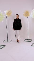 The Black Criss Cross Check Cotton Shirt